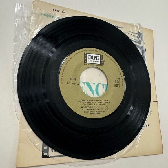 MAURICE JARRE Lawrence d'Arabie France EP 7 1963 OST - Picture 3 of 8